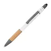 Fidget Touchpen-Kugelschreiber / aus Metall / Farbe: weiß Produktbild-Vorschau 2