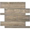 Holzoptik Mosaikfliesen Richland Selbstklebend Braun Produktbild-Vorschau 4