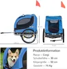 Przyczepka rowerowa dla psa PawHut, transporter dla psa, Podgląd zdjęcia produktu 3