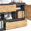Commode avec tiroirs Vicco Ruben Chêne de force doré Voir les images du produit 6