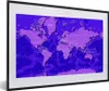 MuchoWow® MuchoWow® Gerahmtes Poster Weltkarte - Stabil - Produktbild-Vorschau 1