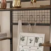 Unho Multifunktionales Standregal Braun aus MDF und Metall Produktbild-Vorschau 9