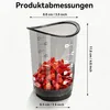 Erdbeerschneider Obstschneider aus Edelstahl, manueller Produktbild-Vorschau 7