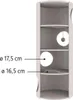 TRIXIE Kratztonne Edoardo - taupe/creme - 100 cm Produktbild-Vorschau 3