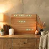 WordClock Jupiter Holz Optik - elegante Wortuhr in Deutsch Produktbild-Vorschau 4