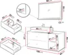 Nábytok do kúpeľne SEGUNDO 1 - čierny mramor / matný čierny Náhľad obrázku produktu 4