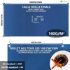 VOUNOT® Poolabdeckung Rechteckig 160g/m² Doppelter Produktbild-Vorschau 6