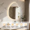 WISFOR Asymetrické LED zrcadlo do koupelny, rozměry 55x77 Náhled obrázku produktu 4