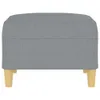 vidaXL Podnožka na nohy Light Grey 70x55x41 cm Látka Náhľad obrázku produktu 4