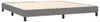 vidaXL Boxspringbettgestell Dunkelgrau 200x200 cm Stoff Produktbild-Vorschau 3