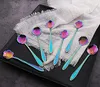 Blumenlöffel-Set, Regenbogen-Blumen-Tee-Teelöffel 8er-Set Produktbild-Vorschau 7