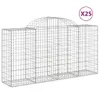 The Living Store Gabionen mit Hochbogen 25 Stk Produktbild-Vorschau 2
