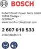 Bosch 2607010533 Bosch RobustLine Holzbohrer Set 3-10mm 8 Náhled obrázku produktu 26