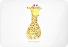 Mr. & Mrs. Panda magnet Giraffe Blumenkranz - Weiß - Produktbild-Vorschau 1