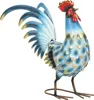 Hahn-Gartenstatue, Metall-Gartenfigur, 41 cm stehende Produktbild-Vorschau 1