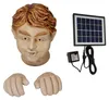 Solar Wasserspeier-Set „Kopf & Hände“ aus Keramik – Produktbild-Vorschau 2