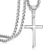 Adramata Kreuz Kette 925 Silber Anhänger Halskette Produktbild-Vorschau 1