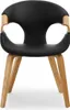 A studio shot of a modern chair. Voir les images du produit