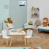 Relaxdays Kindersitzgruppe, 3-tlg., Kindertisch mit 2 Produktbild-Vorschau 3