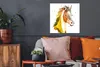 MuchoWow® Poster Pferd - Gelb - Polka dots - Mädchen - Produktbild-Vorschau 2