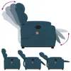 VidaXL 3205113, Samt, Blau, Schaum, 110 kg, 750 mm, 925 mm Produktbild-Vorschau 11