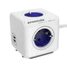 Allocacoc 1406BL/DEEUPC, 1,5 m, 4 AC-Ausgänge, Typ F, Blau, Produktbild-Vorschau 3