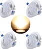 4 faretti LED da incasso da 7W, orientabili, per soffitto, Anteprima dell’immagine prodotto 1