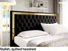MEBLINI Arona Gold Polsterbett 180x200 mit Stauraum - Produktbild-Vorschau 4