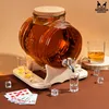 SuperButelki - Beczka szklana 5l, zestaw kieliszki, korek, Podgląd zdjęcia produktu 10