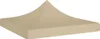 vidaXL Tetto della tenda per feste 3x3 m Beige 270 g/m² Anteprima dell’immagine prodotto 6