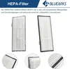 A product image showing HEPA filters with descriptive text and a brand logo. Produktbild-Vorschau