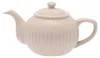 A studio shot of a ceramic teapot. Produktbild-Vorschau