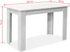 set da pranzo 3 pezzi Tavolo e panche in legno bianco Anteprima dell’immagine prodotto 6