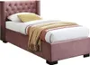 Boxbett 90 x 200 cm mit gestepptem Kopfteil - Velours - Produktbild-Vorschau 3