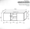 bümö office Sideboard mit Schwebetür - Nachbildung: Produktbild-Vorschau 9