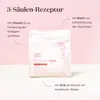 A product shot of a collagen powder package with marketing text and graphics. Produktbild-Vorschau
