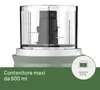 Imetec Tritapiù hachoir électrique 0,6 L 1000 W Vert, Blanc Voir les images du produit 5