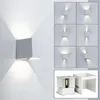 LED Außen-Wandleuchte, Aluminium, Up & Down, weiß, L 10 cm Produktbild-Vorschau 4
