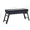 vidaXL Barbecue da campeggio portatile 60×22,5×33 cm Anteprima dell’immagine prodotto 6