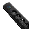 Parasurtenseur Qoltec 50269 Noir 5 prise(s) AC 230 V 1,8 m Voir les images du produit 14