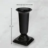Grabvasen mit Sockel zum Hinstellen 2er Set 31 cm, schwarz Produktbild-Vorschau 2