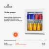 KlarsteinBrooklyn 32, mini lodówka, szklane drzwi, LED, Podgląd zdjęcia produktu 6