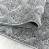 Hochflor Teppich PISA Grau 200 cm Rund Produktbild-Vorschau 7