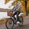 Bicicletta elettrica Qekud da 26 pollici – City bike Anteprima dell’immagine prodotto 4