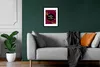 MuchoWow® Gerahmtes Poster Zitat - Frau - Gold - Bordeaux Produktbild-Vorschau 8