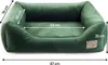 Letto per cani Premium Velvet Green L - 93x77x22 cm | Anteprima dell’immagine prodotto 4