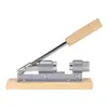 A mechanical nutcracker with a wooden handle and base, shown against a white background. Voir les images du produit