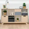 Aufbewahrungsbox aus Holz Modell 2 - mit Griffen - Weiß und Produktbild-Vorschau 4