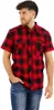 Brandit Check Shirt Short Sleeve red/black, 3XL Produktbild-Vorschau 14