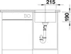 Blanco Subline 400-U Schwarz - 525 990 Granitspüle Produktbild-Vorschau 13